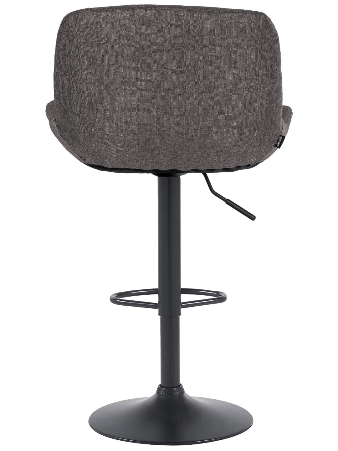 Sæt med 2 barstole Solon stof, mørkegrå