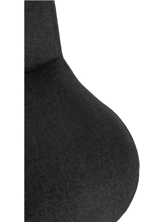 Sæt med 2 barstole Solon stof, sort Sæt med 2 barstole Solon stof, sort