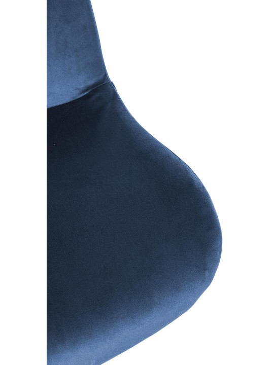 Sæt med 2 barstole Solon velvet, blå