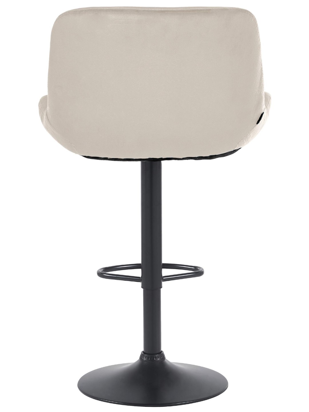 Sæt med 2 barstole Solon velvet, creme