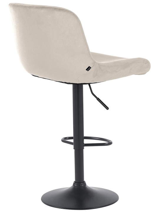 Sæt med 2 barstole Solon velvet, creme