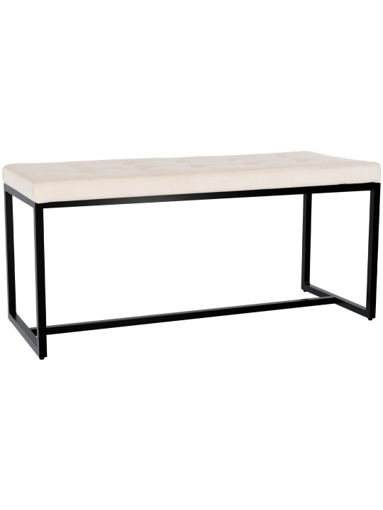 Barci B fløjlsbænk, creme Barci B fløjlsbænk, creme