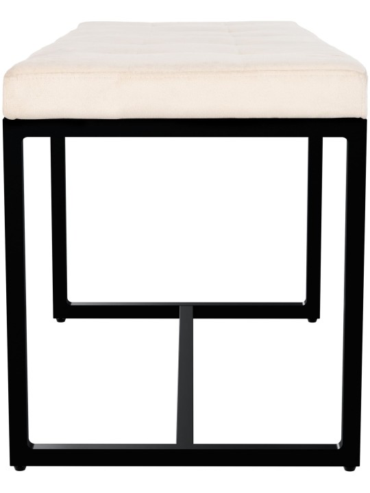 Barci B fløjlsbænk, creme Barci B fløjlsbænk, creme