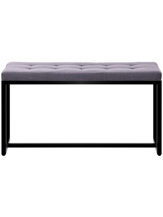 Bænk Barci B stof, mørkegrå Bænk Barci B stof, mørkegrå