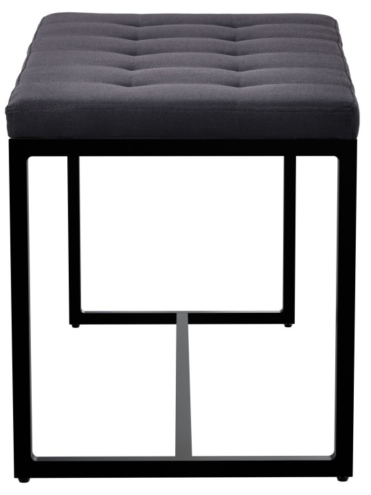 Bænk Barci B stof, sort Bænk Barci B stof, sort