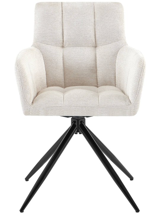 Spisestuestol Jonah stof, creme Spisestuestol Jonah stof, creme