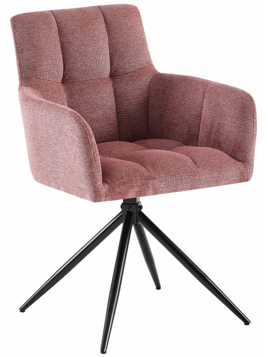 Spisestuestol Jonah stof, rubinrød