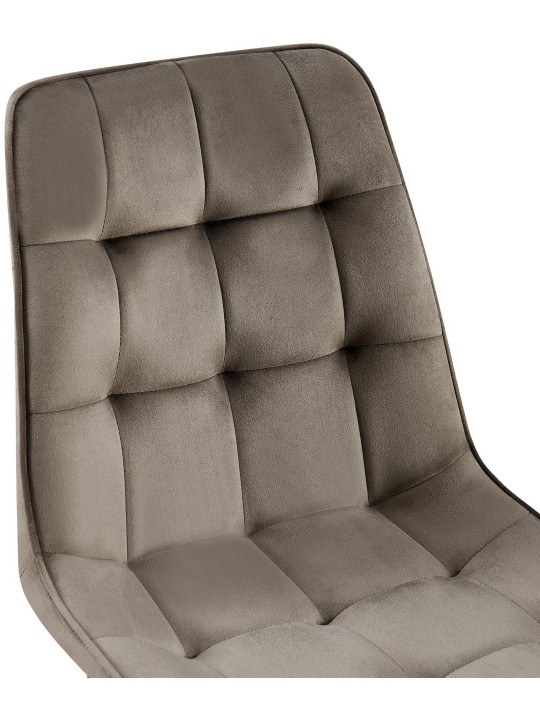 Sæt med 2 spisestuestole Gifford velvet, antracit