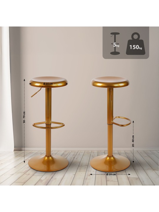 Barstol Williston, guld