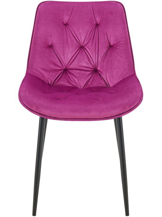 Sæt med 2 spisestuestole Wallace velvet, lilla Sæt med 2 spisestuestole Wallace velvet, lilla