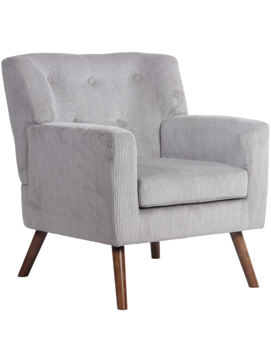 Lænestol Kioni Cord, grå Lænestol Kioni Cord, grå