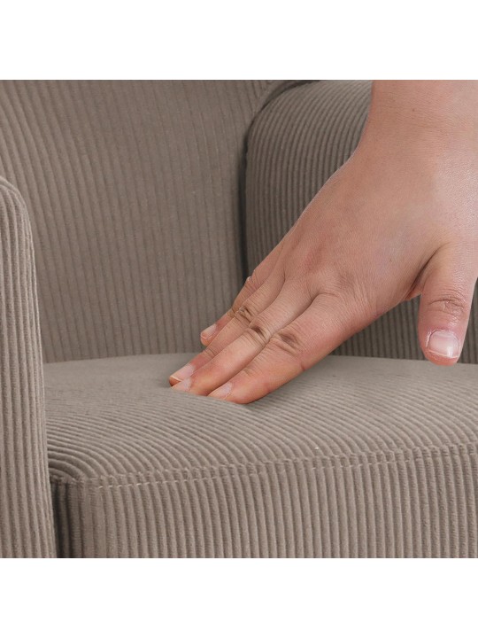 Lænestol Kioni Cord, mørkebrun