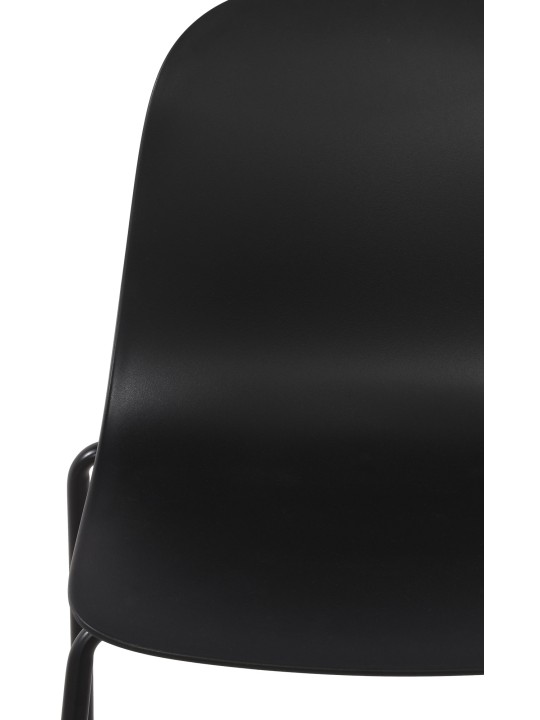 Sæt med 2 stole Hardin, sort