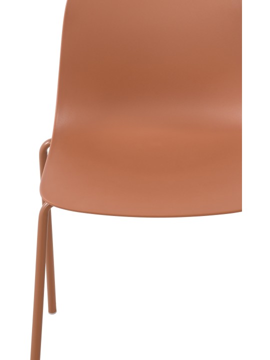 Sæt med 2 stole Hardin, terracotta Sæt med 2 stole Hardin, terracotta