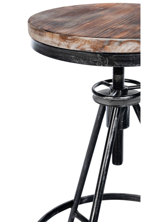 Sæt med 2 barstole Karla, sølv