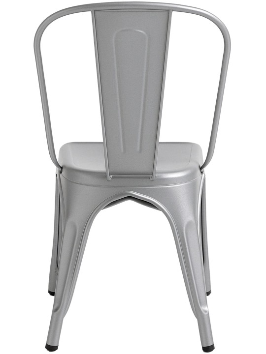 Sæt med 4 stole Benedikt, sølv Sæt med 4 stole Benedikt, sølv