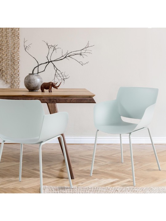 Sæt med 2 stole Alpena, turkis Sæt med 2 stole Alpena, turkis
