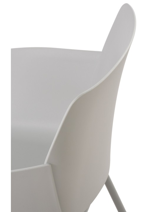 Sæt med 2 stole Alpena, lysegrå