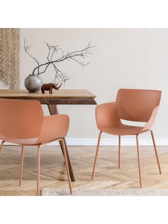 Sæt med 2 stole Alpena, terracotta Sæt med 2 stole Alpena, terracotta