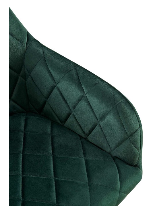 Spisestuestol Monett fløjl G, grøn