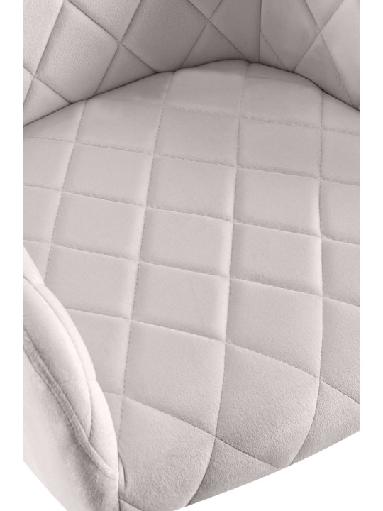 Sæt med 2 spisestuestole Monett velvet G, grå