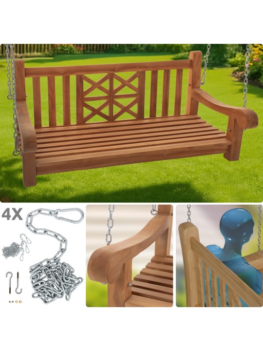 Gyngebænk Farm 120 cm, teak Gyngebænk Farm 120 cm, teak