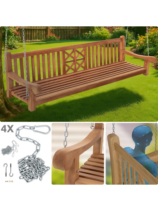 Gyngebænk Farm 240 cm, teak Gyngebænk Farm 240 cm, teak