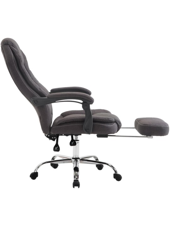 Kontorstol Slotsstof, mørkegrå