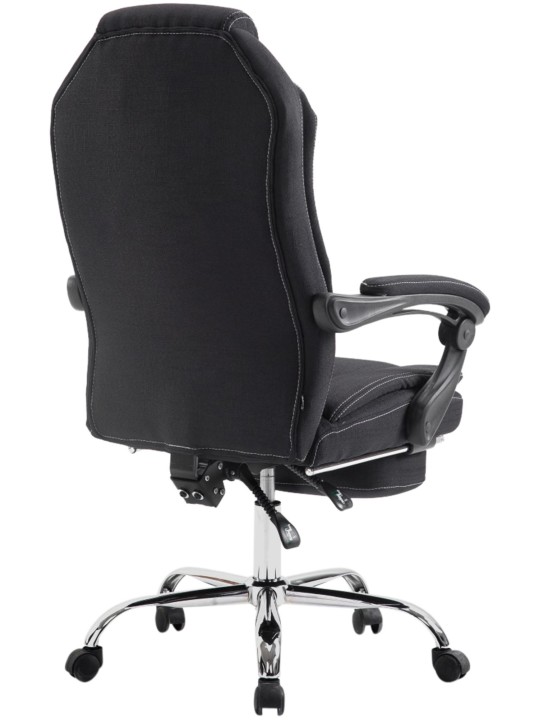 Kontorstol Slotsstof, sort