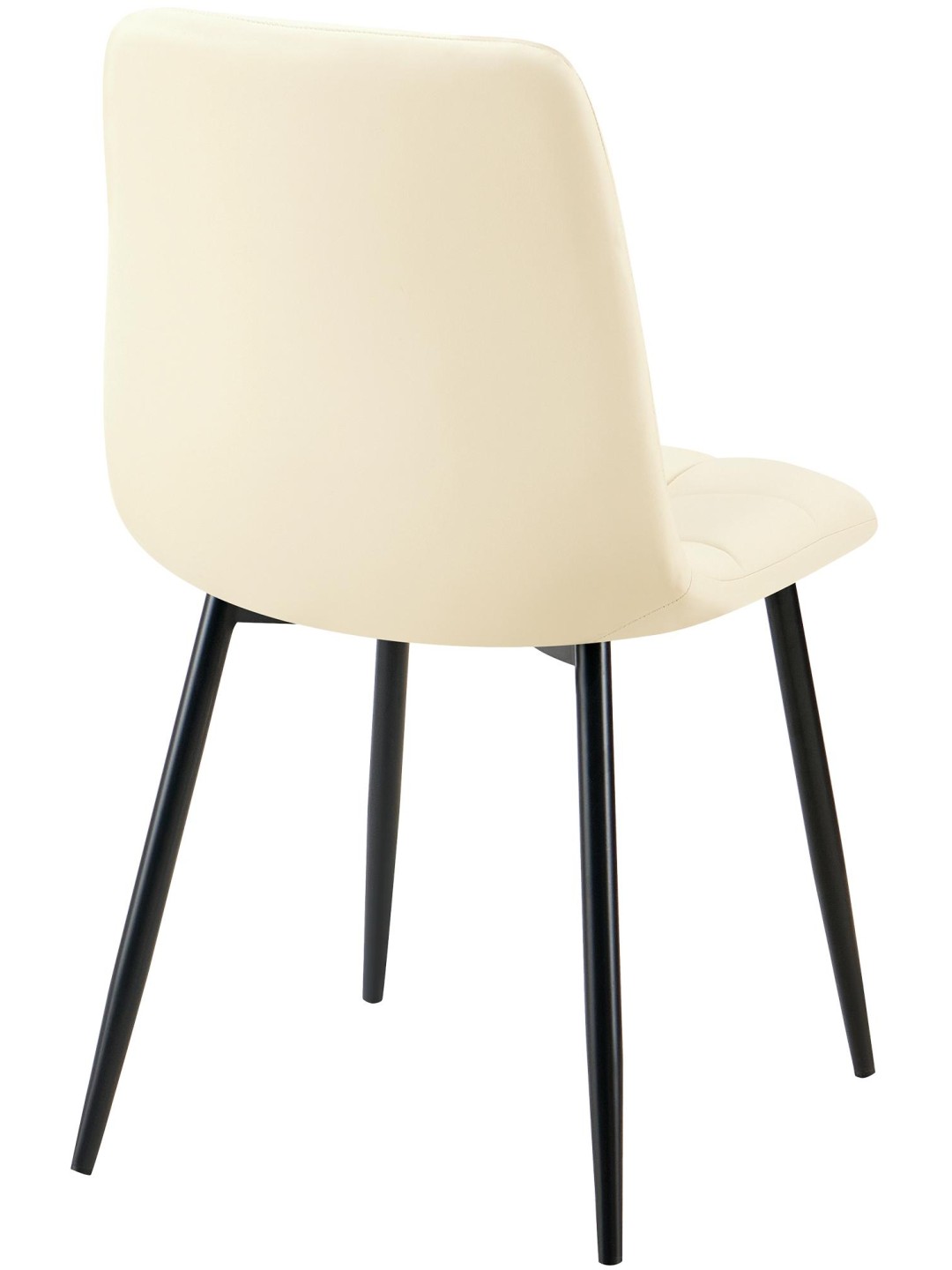 Spisestuestol Antibes imiteret læder, creme