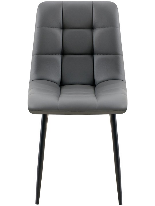 Spisestuestol Antibes imiteret læder, mørkegrå Spisestuestol Antibes imiteret læder, mørkegrå