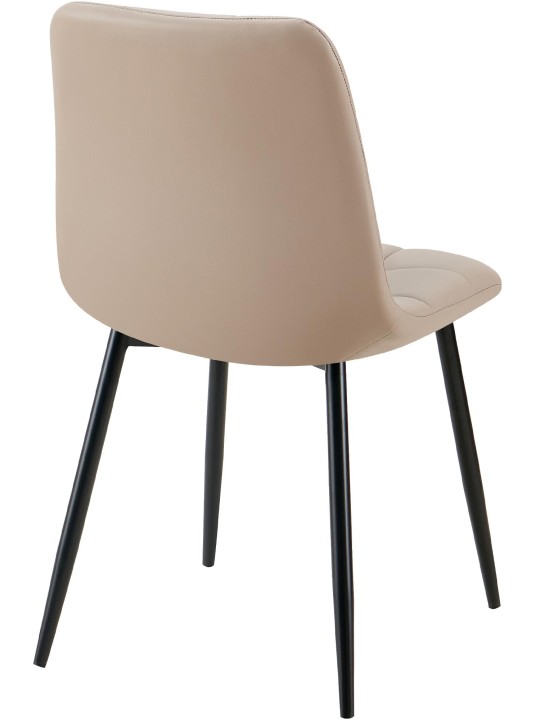 Spisestuestol Antibes kunstlæder, taupe