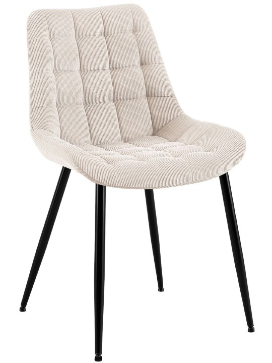 Sardna Cord spisestuestol, creme Sardna Cord spisestuestol, creme