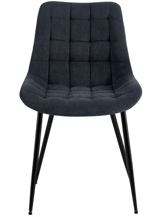 Sardna Cord spisestuestol, sort