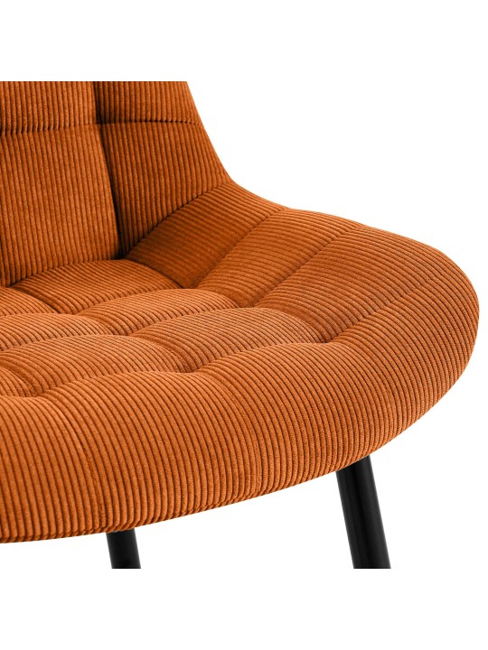 Sardna Cord spisestuestol, orange