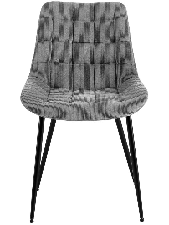 Sardna Cord spisestuestol, grå