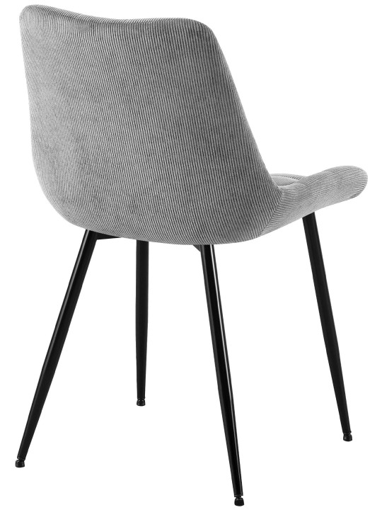 Sardna Cord spisestuestol, grå