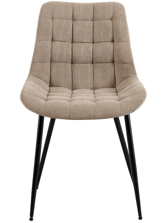 Sardna Cord spisestuestol, taupe