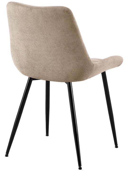 Sardna Cord spisestuestol, taupe