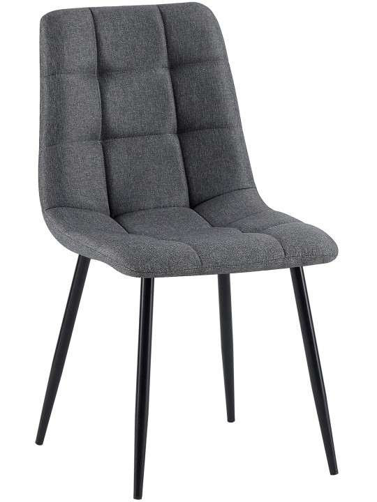 Spisestuestol Antibes stof, mørkegrå Spisestuestol Antibes stof, mørkegrå
