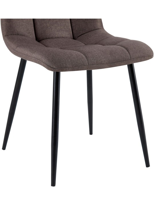 Spisestuestol Antibes stof, brun Spisestuestol Antibes stof, brun