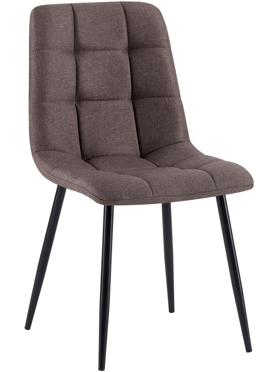 Spisestuestol Antibes stof, brun