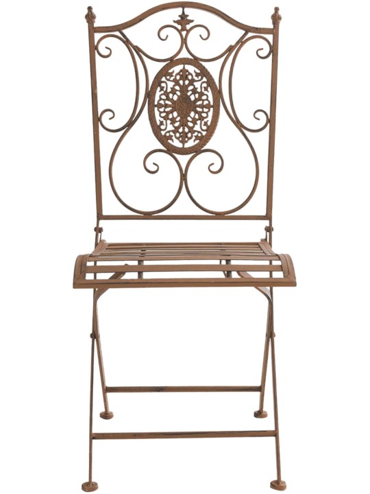 Stol Sibell, antik brun