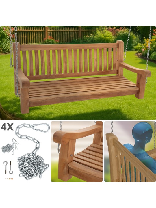 Gyngebænk Joyce 150 cm, teak