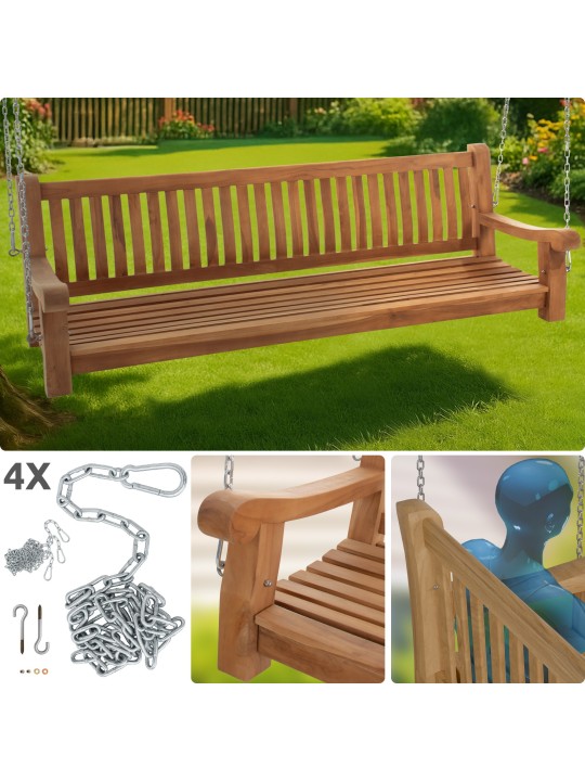 Joyce gyngebænk 200 cm, teak