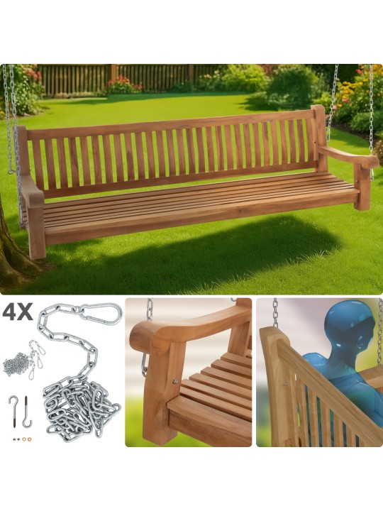 Joyce gyngebænk 220 cm, teak