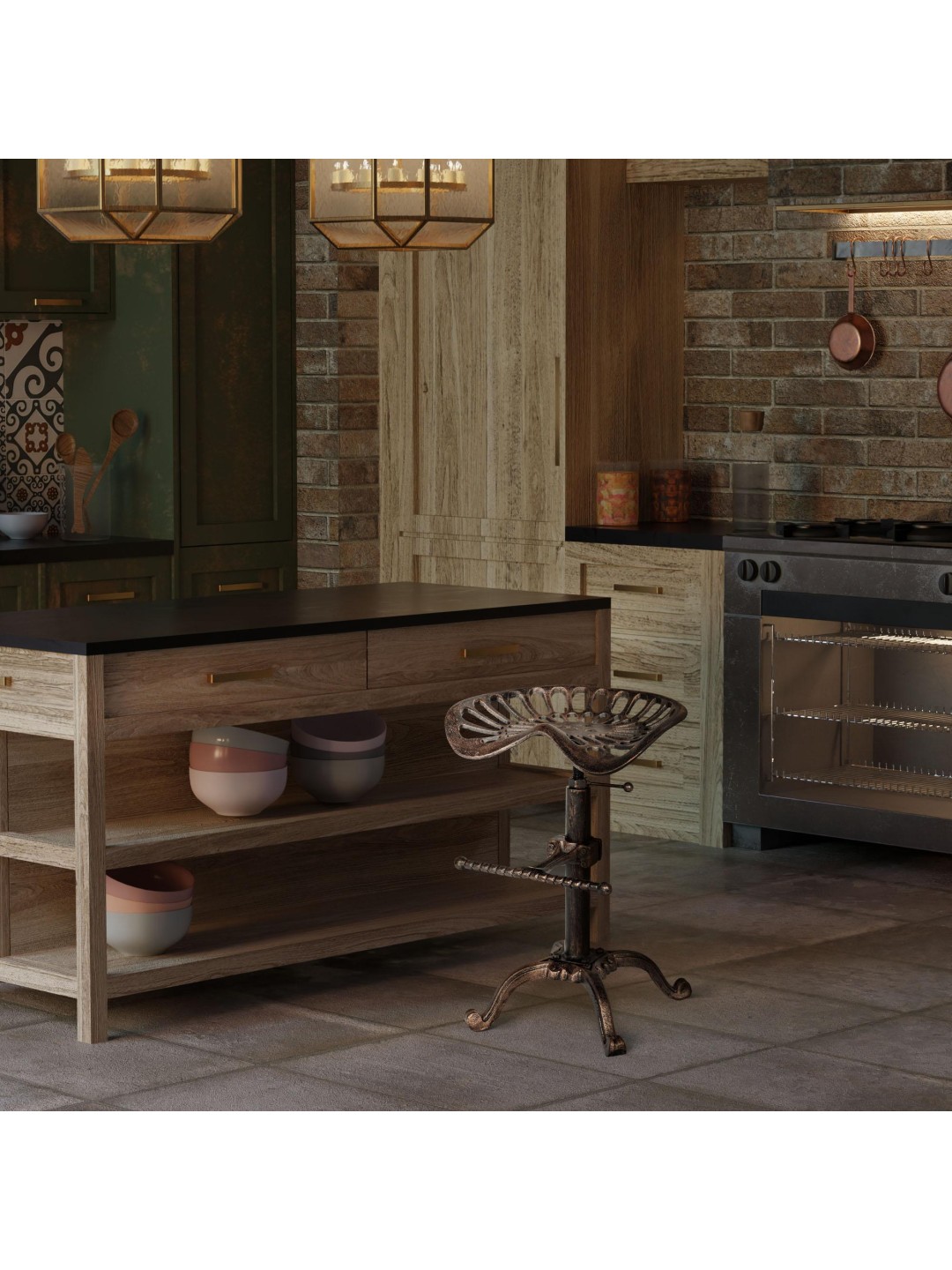 Barstol Butch, bronze