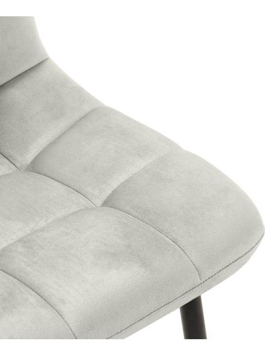 Antibes spisestuestol, grå