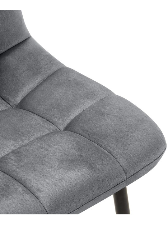 Antibes spisestuestol, mørkegrå