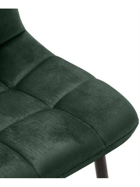 Sæt med 4 spisestuestole Antibes, grøn